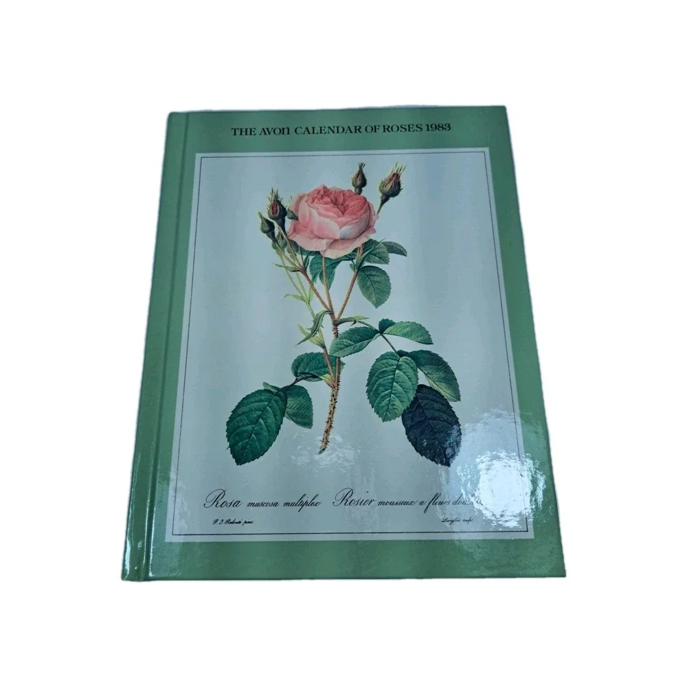 Vintage Avon Calendar of Roses 1983 Hardcover NOS!